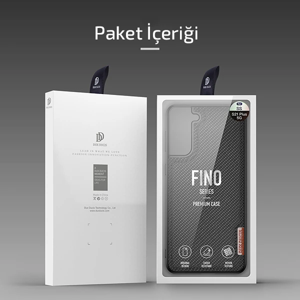 Dux Ducis Sm Galaxy S21 Plus Kılıf Fino Series Premium Arka Koruma Kılıf