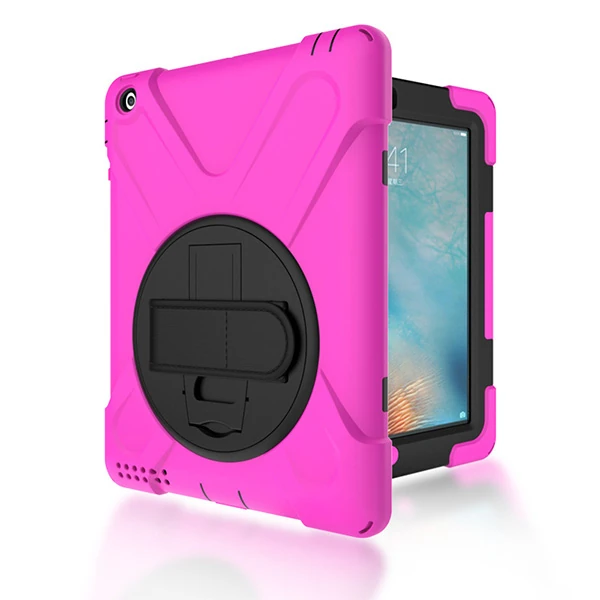 İPad 2/İPad 3/İPad 4/Shockproof 3 Katmanlı Standlı Zırh Kılıf
