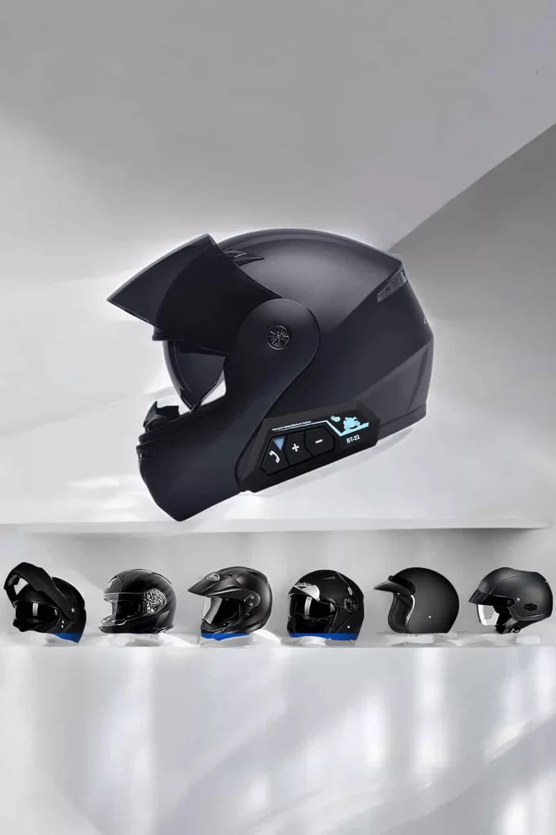 Kask Kulaklığı Motosiklet Intercom Interkom Dinleme Konuşma Özellikli Su Geçirmez