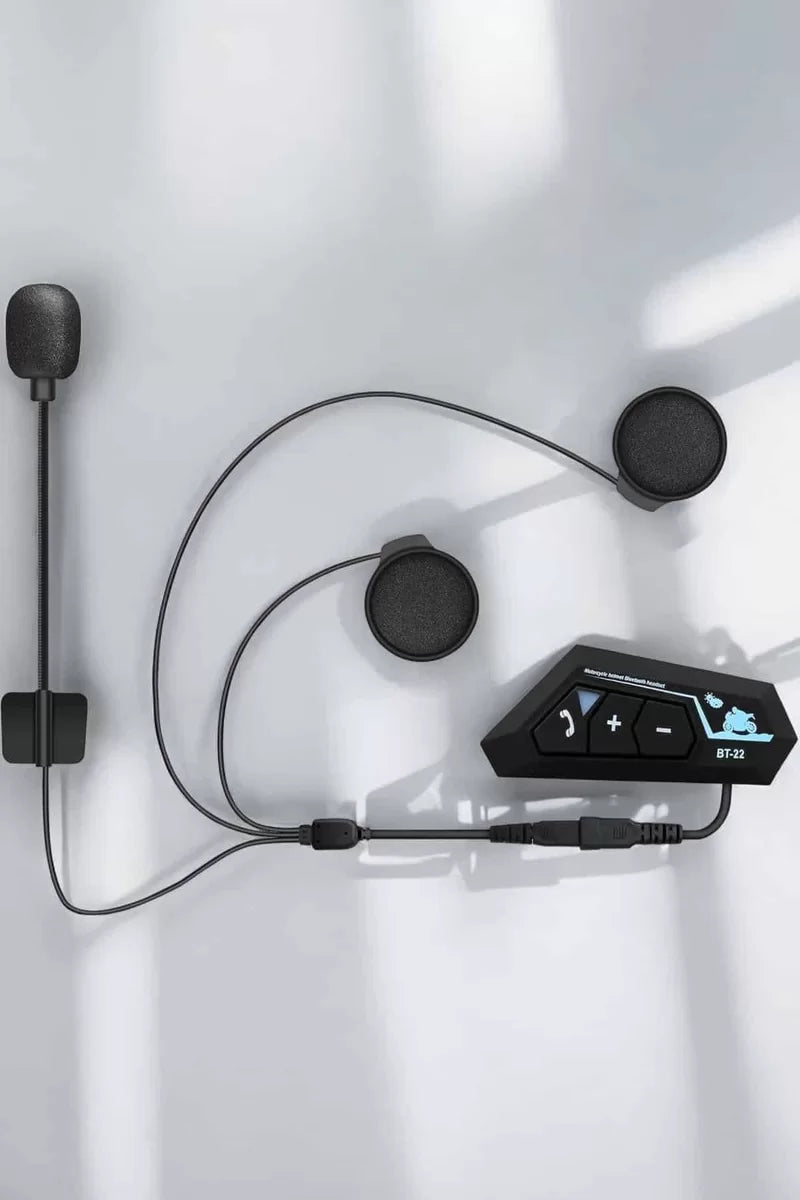 Kask Kulaklığı Motosiklet Intercom Interkom Dinleme Konuşma Özellikli Su Geçirmez