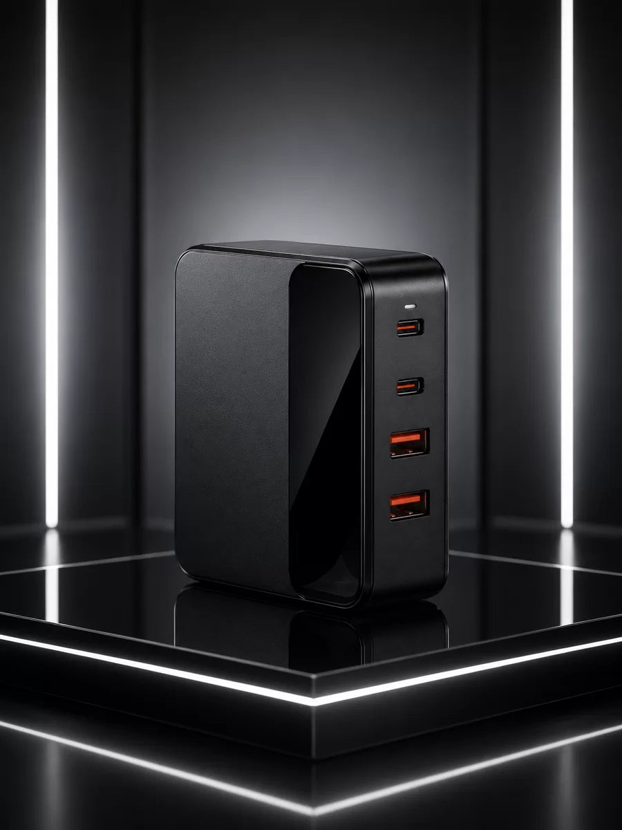 USB-A ve USB-C Girişli Çoklu Şarj Cihazı