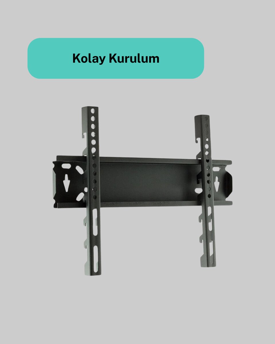 Ayarlanabilir 32-42 İnç LED TV Duvar Askı Braketi 40 kg Taşıma