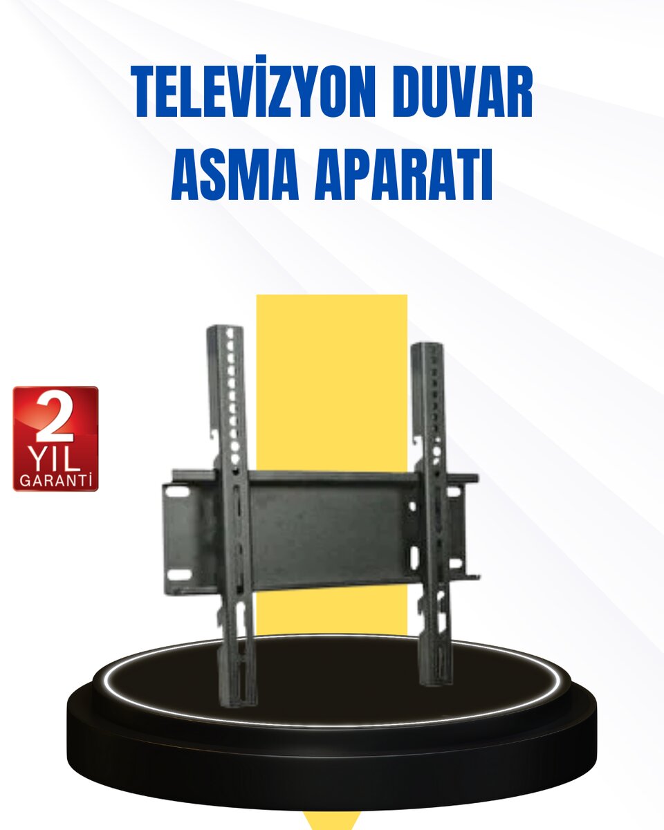 LED TV Askı Aparatı 32-42 İnç Uyumlu Sağlam Çelik Kompakt Tasarım