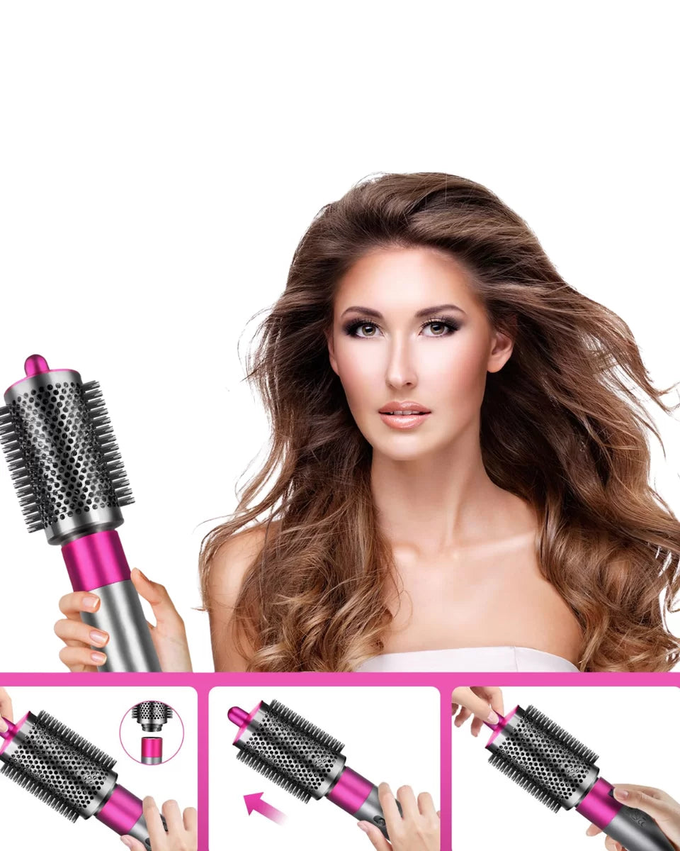 Saç Şekillendirici Set 5 Başlık Çok Yönlü Kullanım Güçlü Motor ve Pratik Tasarım