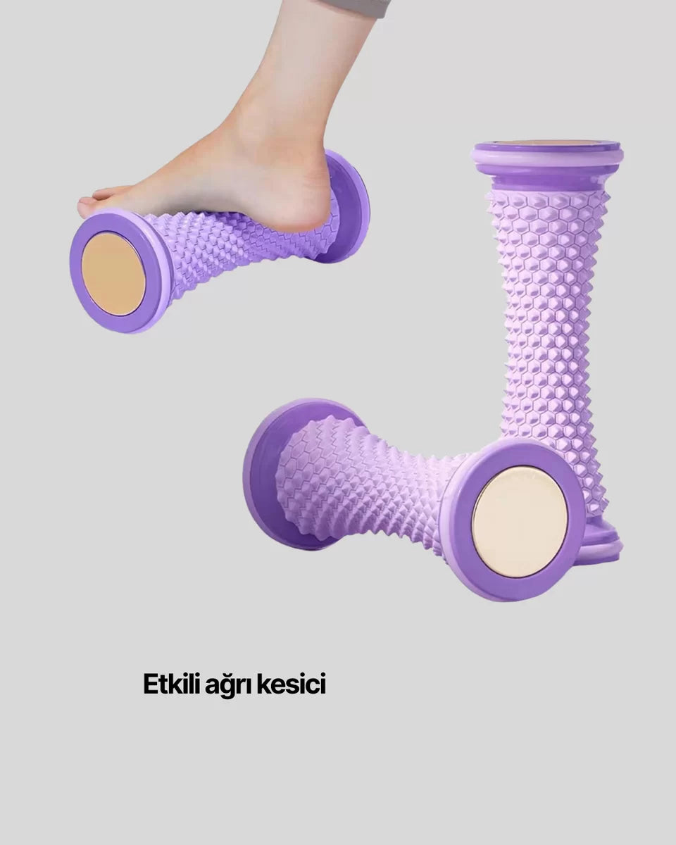 Ayak Masaj Rulosu Akupresur Silindir Kas Gevşetici Taşınabilir