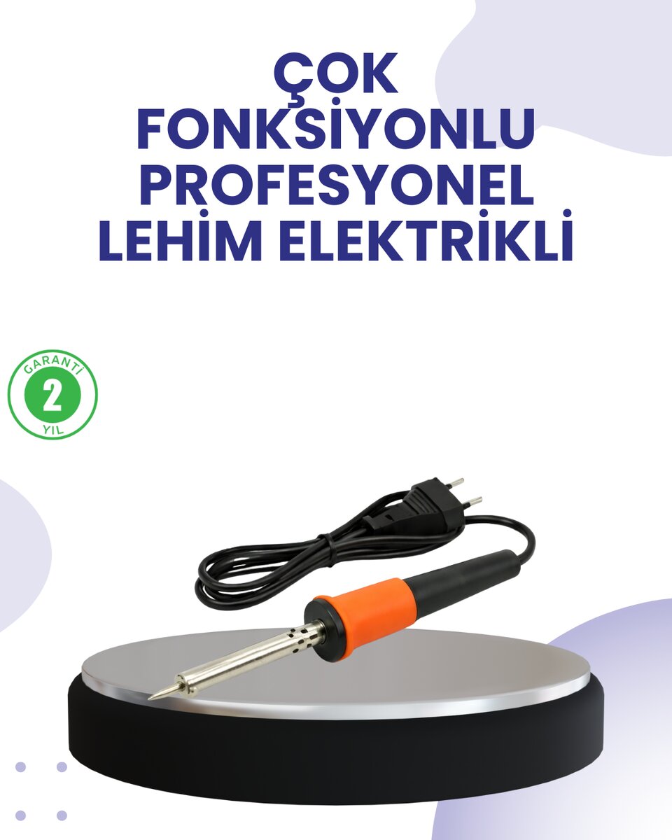 Profesyonel Kullanıma Uygun Yüksek Sıcaklık Dayanımlı Havya