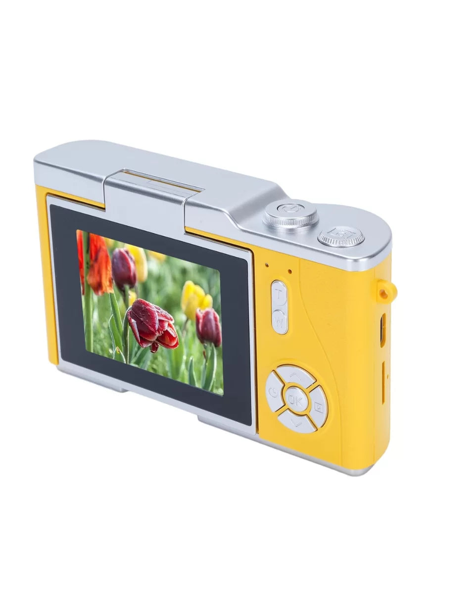 Profesyonel Çekim İçin 48 MP Dijital Kamera Flip Screen 18x Zoom Uzun Pil Ömrü