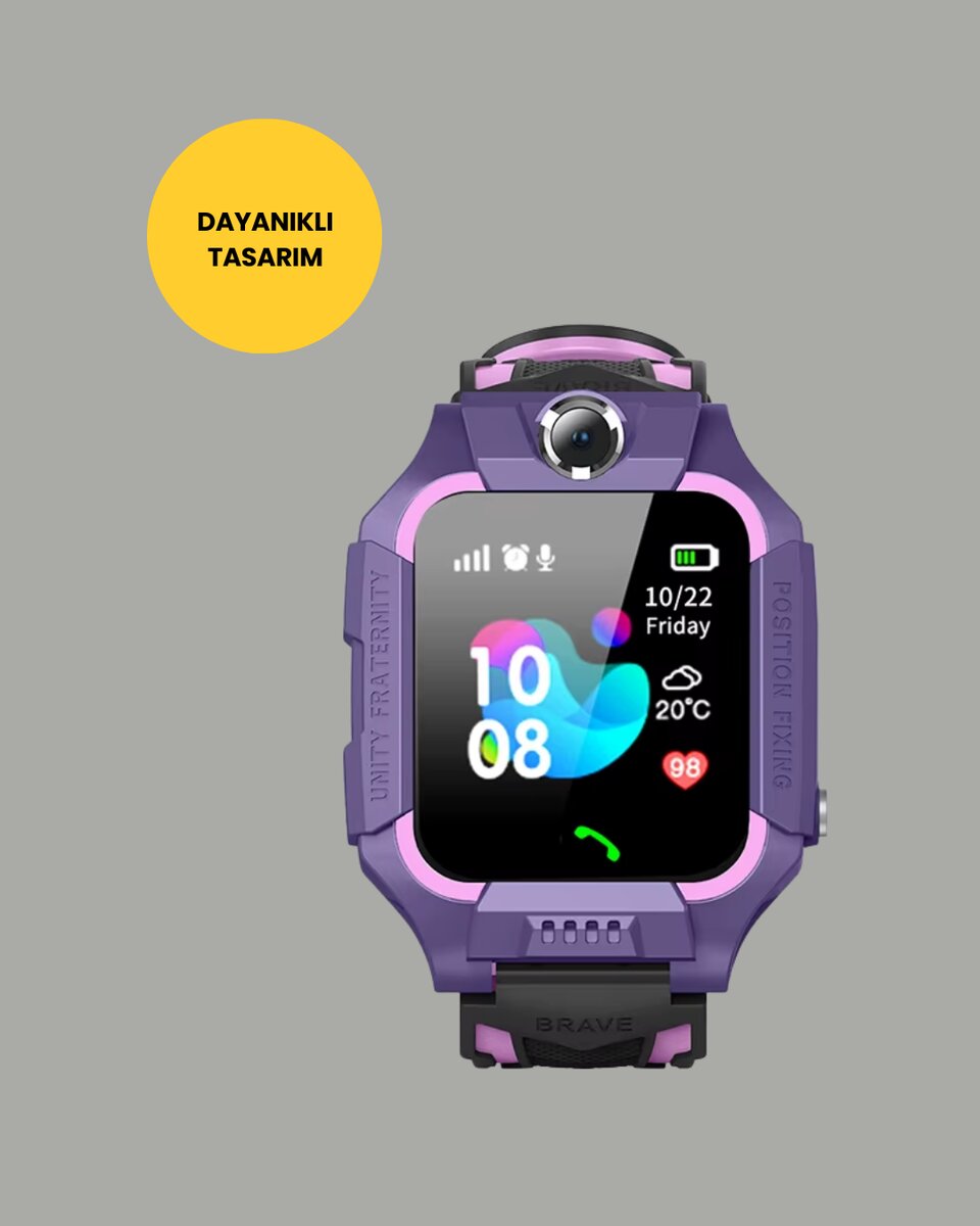 S10 Mor Akıllı Çocuk Saati