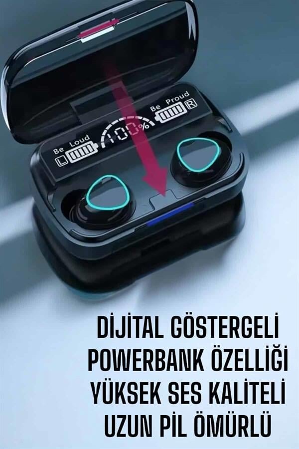 Bluetooth Bağlantılı Suya Dayanıklı Uzun Pil Ömürlü Kablosuz Kulaklık