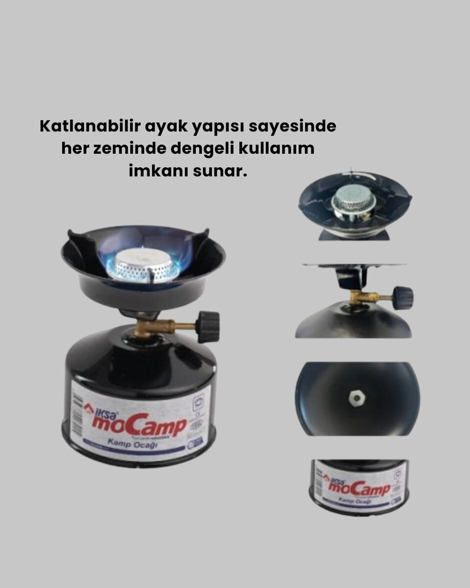 Taşınabilir Metal Gövdeli Kamp Ocağı Seti
