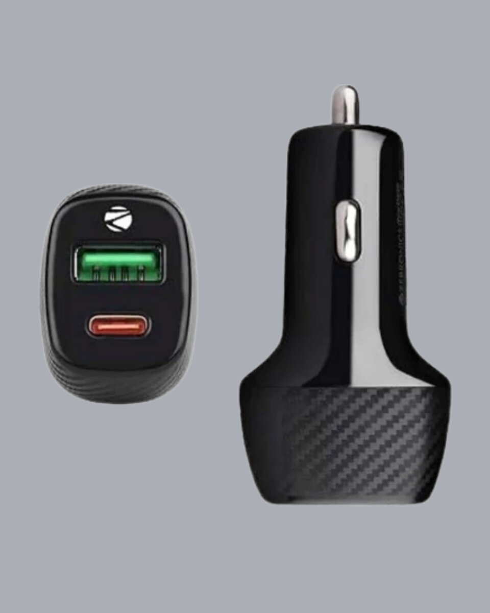 3A Güç Kapasiteli USB & Type-C Çakmaklık Şarj Adaptörü