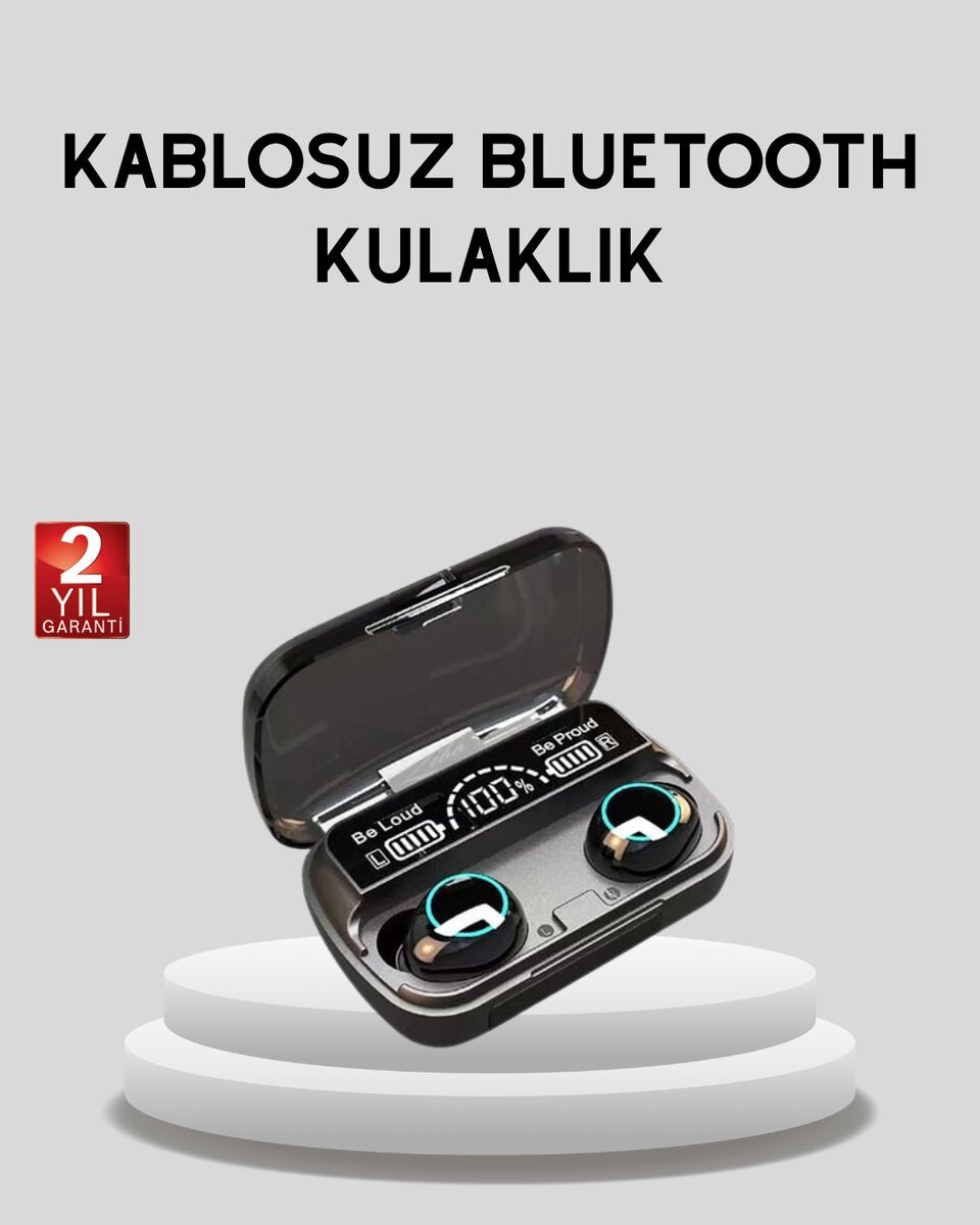 Bluetooth 5.1 M10 TWS Kulaklık Ergonomik Tasarım Yüksek Ses Kaliteli