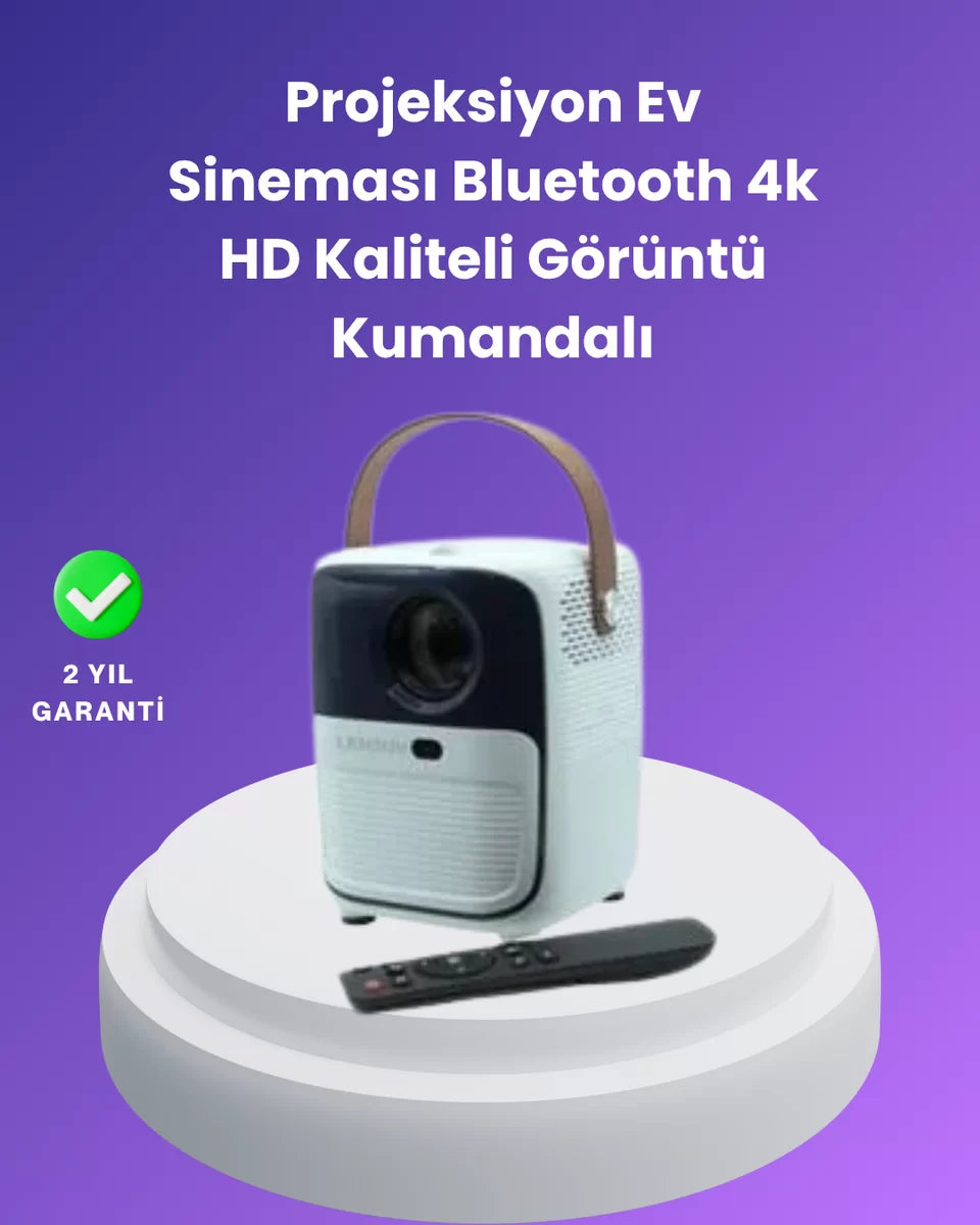 Çoklu Giriş Destekli Projektör – HDMI USB ve Kulaklık Bağlantı Seçenekleriyle Geniş Uyumluluk