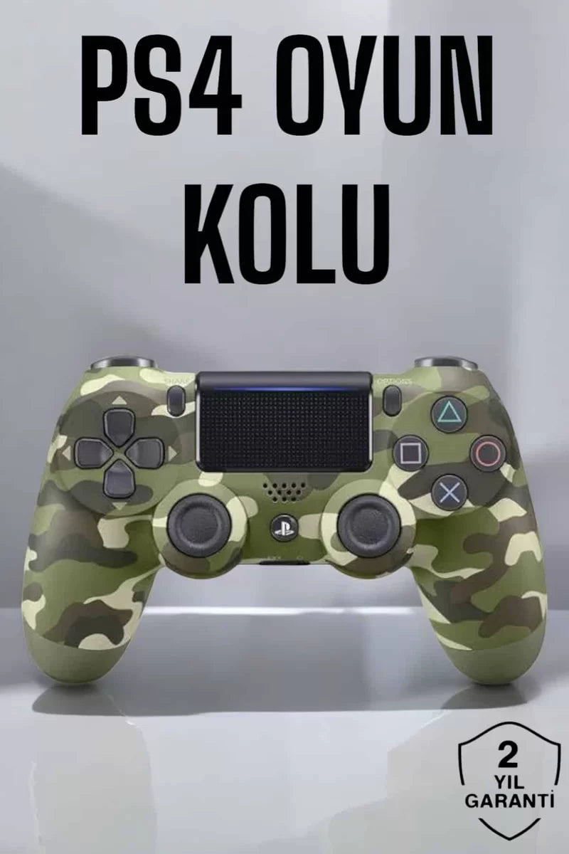 PS4 Oyun Kolu Kamuflaj Desenli Joystick