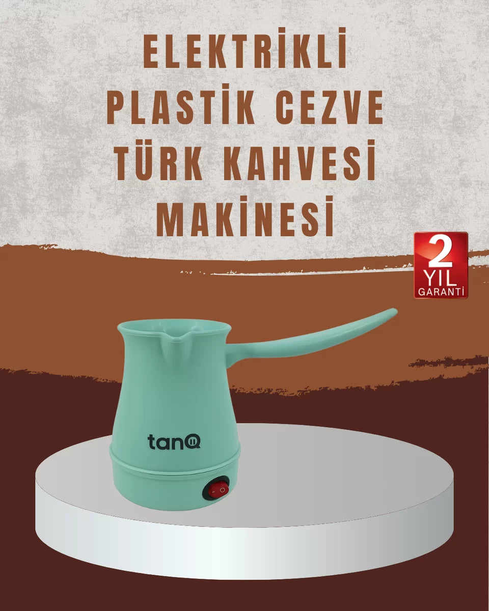 Işıklı Açma Kapama Anahtarlı Elektrikli Kahve Cezvesi