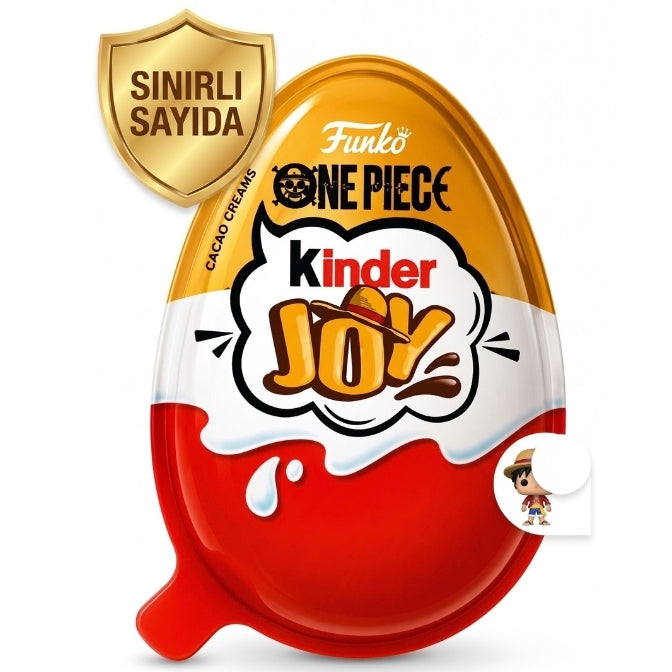 Ferrero Kinder Joy Funko Pop One Piece Özel Seri 20g - İthal Sürpriz Yumurta 1 Adet