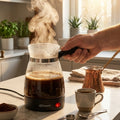 Elektrikli Cam Cezve Türk Kahvesi Makinesi - 650W, 5 Fincan Kapasiteli