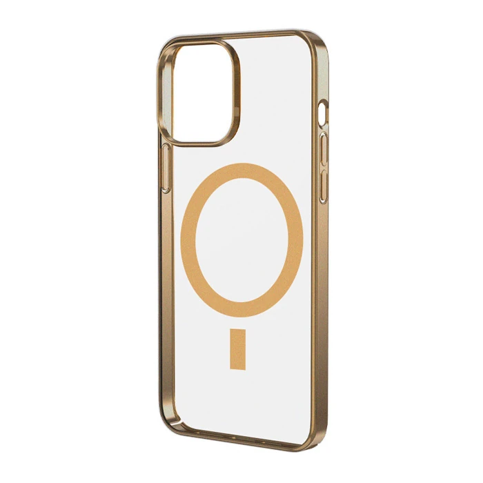 Ally iPhone 13 Pro Max 6.7inç Magsafe Uyumlu Renkli Kenar Silikon Kılıf