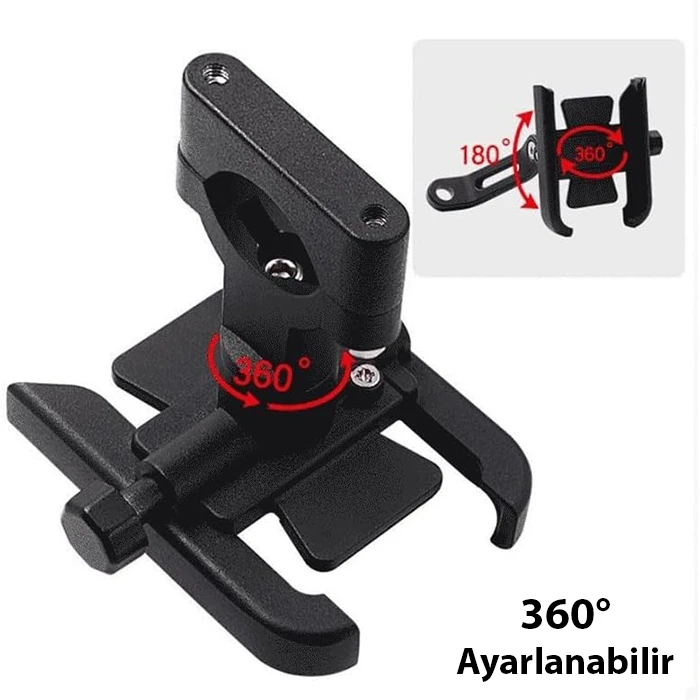 ALLY Alüminyum Alaşım Bisiklet Motorsiklet Gidon Telefon Tutucu