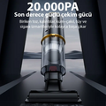 EZERE ST-6609C 20000pa Güçlü Dijital Göstergeli Vakumlu Kablosuz Üflemeli Araç Süpürgesi