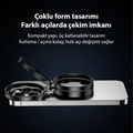 Ally MagSafe Uyumlu Manyetik 52mm CPL Polarize Telefon Kamera Lens Filtresi (Yansıma Önleyici)
