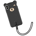 Baseus İPhone Xs Max Bear Sevimli Ayı Figür Soft Silikon Kılıf
