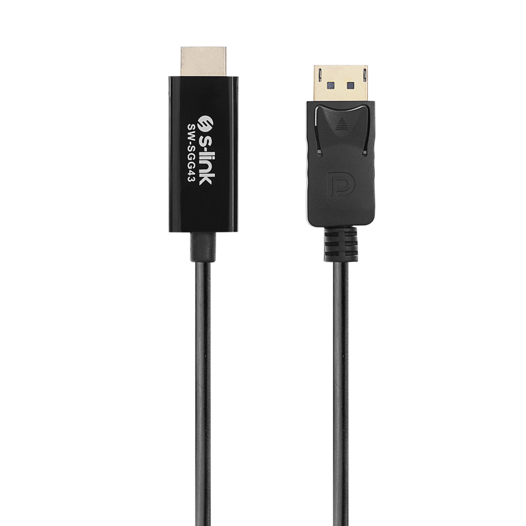 S-LINK SW-SGG43 Display Port (DP) To HDMI Çevirici 18metre Kablo(1923)