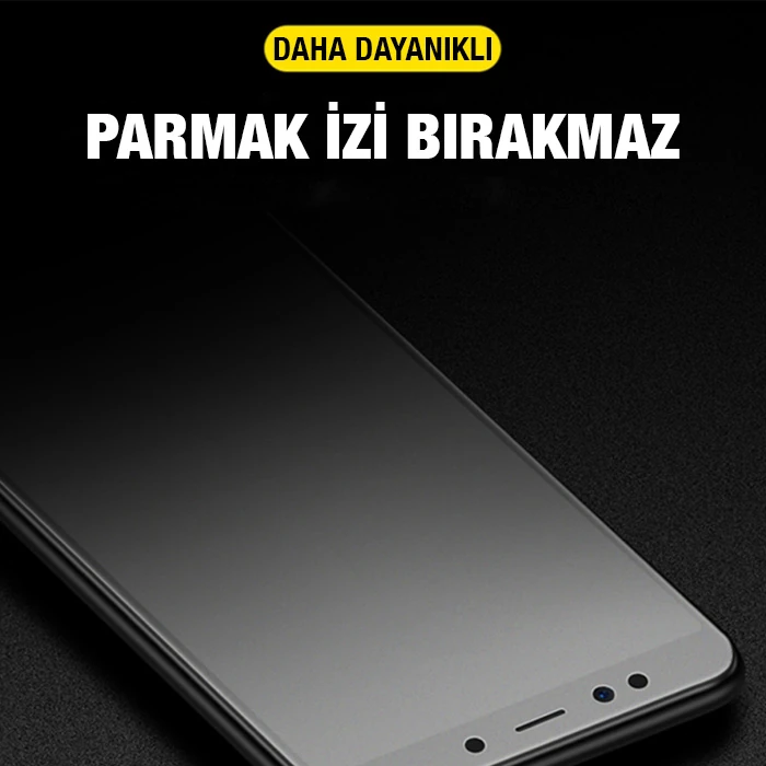 ALLY iPhone 11 Pro 5.8inç Full Glue Matte Tempered Cam Ekran Koruyucu iPhone XS / X /