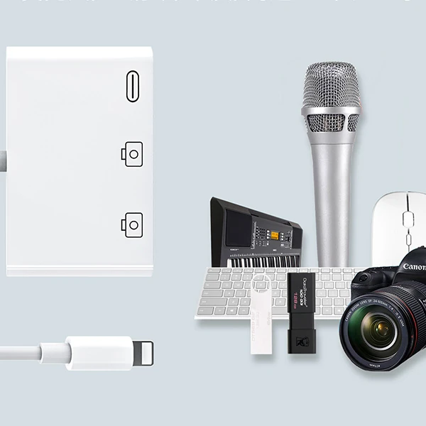 ALLY 3in1 İPhone/İPAD lightning To Usb Kamera Okuyucu
