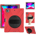 İPad Pro 12.9-inch (2021)-(2020) Kılıf Kalem Yerli 3 Katmanlı Standlı Zırh Kılıf-Shockproof