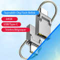 ALLY 64GB Type-c Usb Otg Flash Bellek - USB 2.0 100MB/S Flash Disk