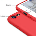 ALLY İPhone SE2 İPhone 8-7 Lansman Kılıf İçi Kadife Soft Silikon Kılıf