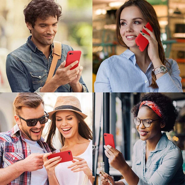 ALLY İPhone SE2 İPhone 8-7 Lansman Kılıf İçi Kadife Soft Silikon Kılıf