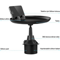 ALLY HB-P05 Universal Araç İçi Telefon Tutucu - Yemek Masası