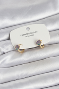 Deniz Kabuğu Model Gold Pirinç Çocuk Küpe 5886