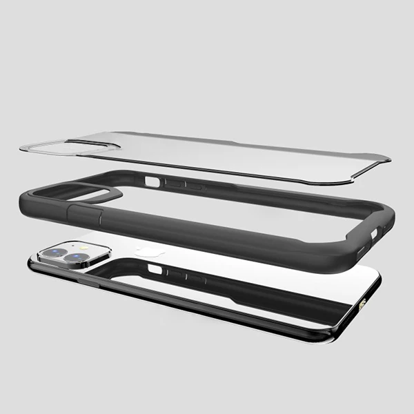 İPhone 11 Pro Max 6.5 İnch Shock Absorption PC+TPU Darbe Emici Kılıf