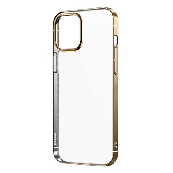 Baseus Glitter İPhone 12/12 Pro Şeffaf Lüx Silikon Kılıf Soft TPU Kılıf