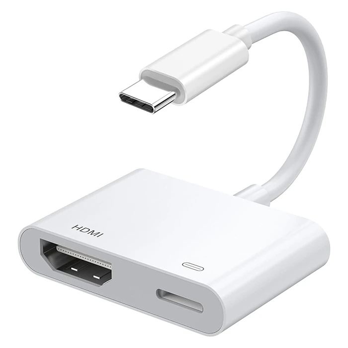 ALLY İPhone 15 Type-c to Type-c + HDMI Çevirici Kablo Dijital AV Adaptörü