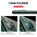iPhone 11 Pro 11 Pro Max Full Tempered Kamera Koruyucu Kırılmaz Cam