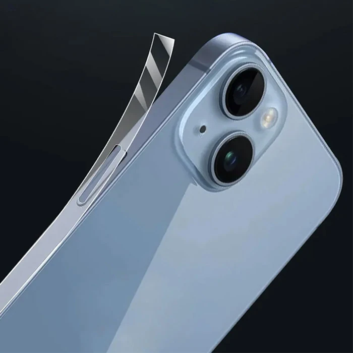 ALLY iPhone 14 Hidrojel Hayalet Yan Alt Üst Kaplama Koruyucu Film