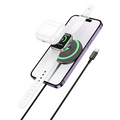 HOCO CW50 15W AirPods + Apple Watch+iPhone 3in1 Kablosuz Manyetik Hızlı Şarj Aleti