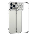 ALLY Fashion Series iPhone 11 Pro Kılıf Renkli Kenar Lazer Çerçeveli Silikon Kılıf