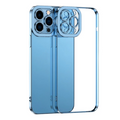 ALLY Fashion Series iPhone 11 Pro Kılıf Renkli Kenar Lazer Çerçeveli Silikon Kılıf