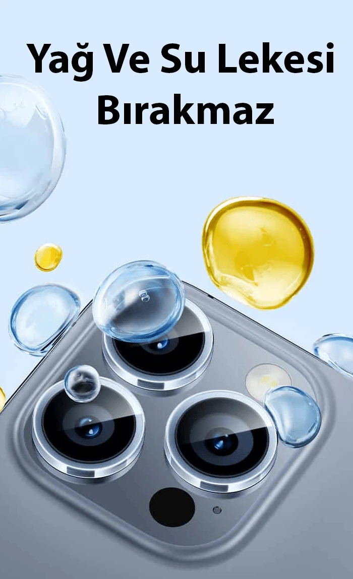 Baseus iPhone 15/15 Plus için Sapphire Serisi HD Cam Kamera Koruyucu