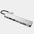 Ally Usb (Type-C to 7in1 Hdtv 2XUSB+PD) SD&TF Okuyucu Hub Adaptör Çoklayıcı