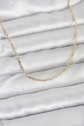 CM 14K Gold Renk Zincirli 60 cm Kadın Kolye 5886