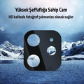 İPhone 12 Mini 2İN1 Full Glue Tempered Cam Ekran Koruyucu +Kamera Lens Set