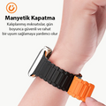 Dux Ducis Apple Watch 38/40/41MM için Manyetik Armor Silikon Kordon Kayış