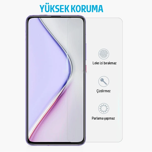 Xiaomi Redmi K40/K40 Pro/K40 Pro+/Mi 11i/Poco F3 Tempered Cam Ekran Koruyucu