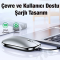 ALLY MC 502 Kablosuz 2.4 Bluetooth Mouse Type-C Şarjlı Premium